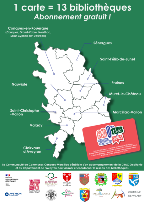 Carte abonnement bibliothèques